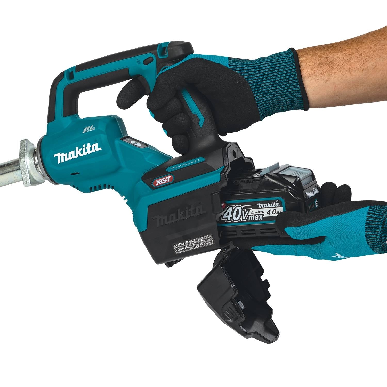 Makita GRV01M1 40V max XGT Brushless Cordless 5-1/2' Concrete Vibrator Kit (4.0 Ah)