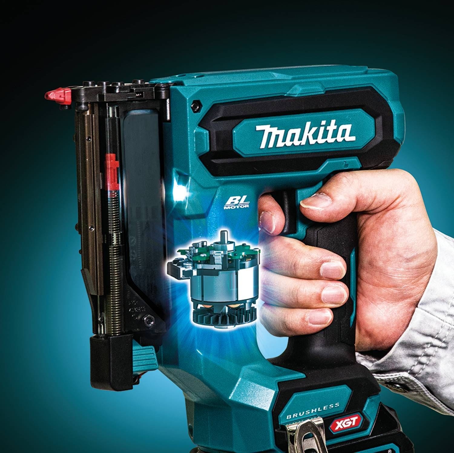 Makita GTP01Z 40V max XGT Brushless Cordless Pin Nailer, 23 Ga., Tool Only