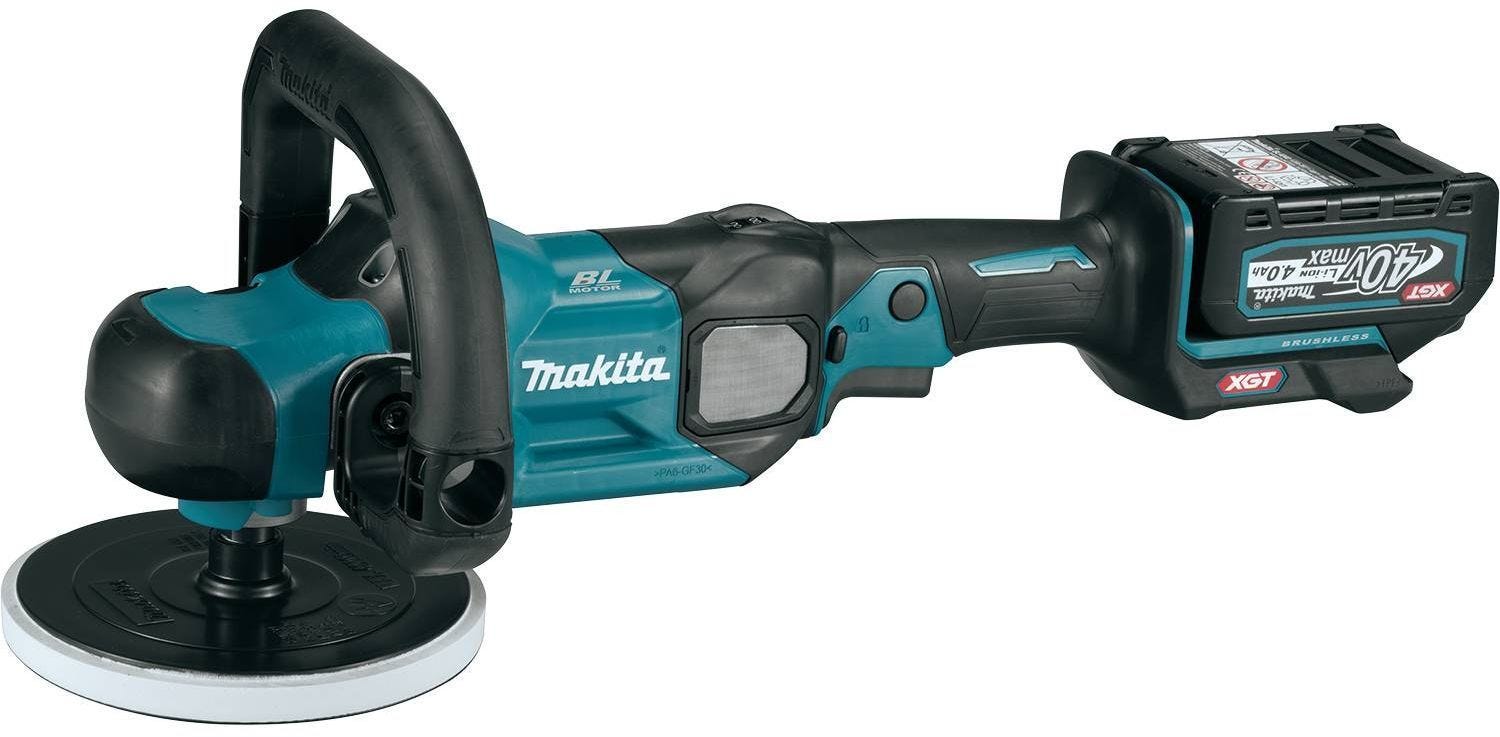 Makita GVP01M1 40V max XGT Brushless Cordless 7" Polisher Kit, (4.0Ah)