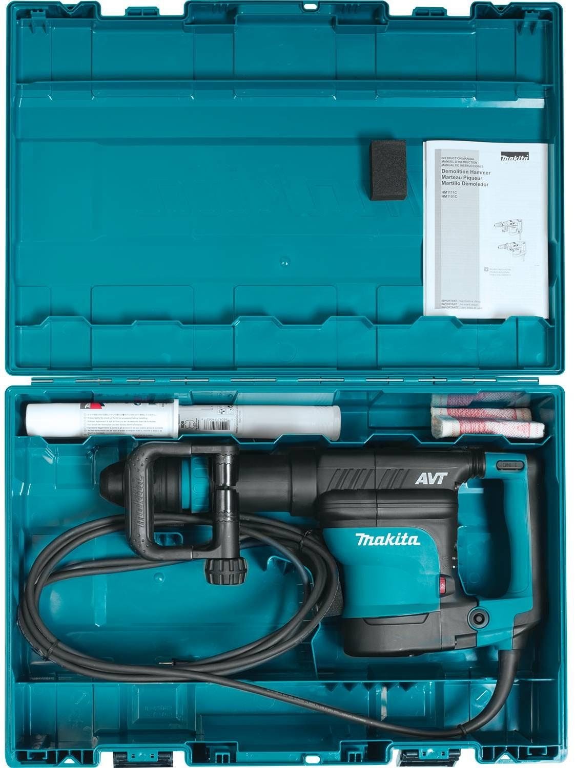 Makita HM1111C 17 lb. SDS-MAX AVT Demolition Hammer