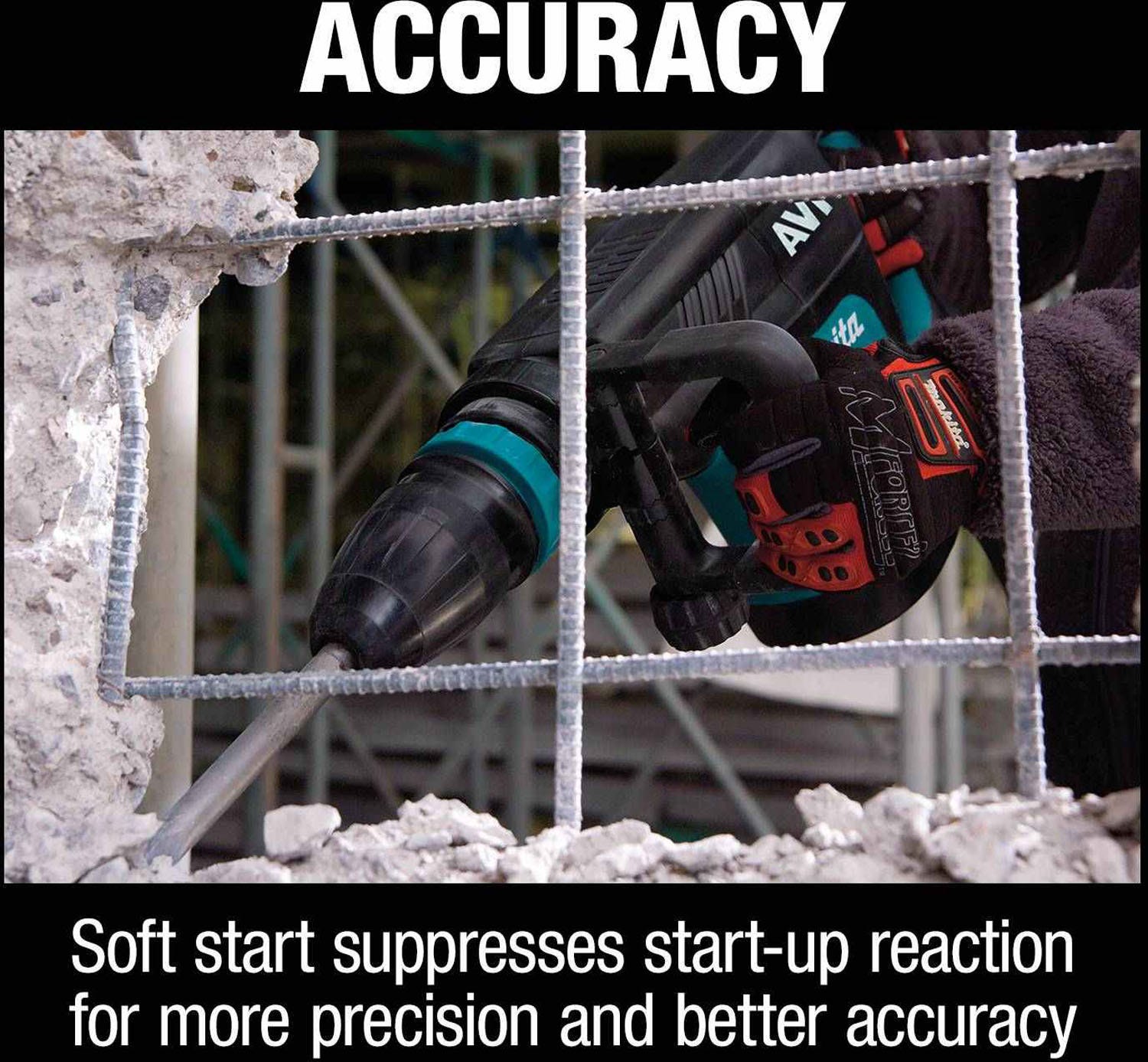 Makita HM1213C 23 lb. SDS-MAX AVT Demolition Hammer