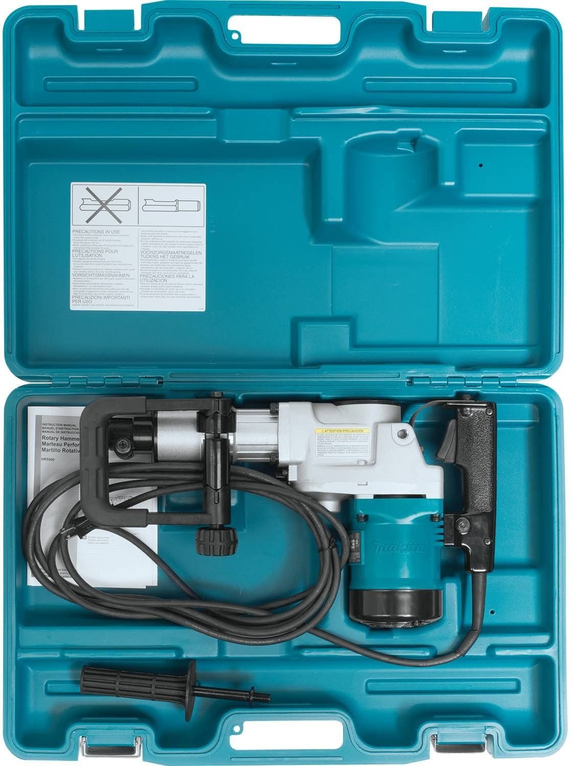 Makita HR5000 2'' Rotary Hammer, accepts Spline bits