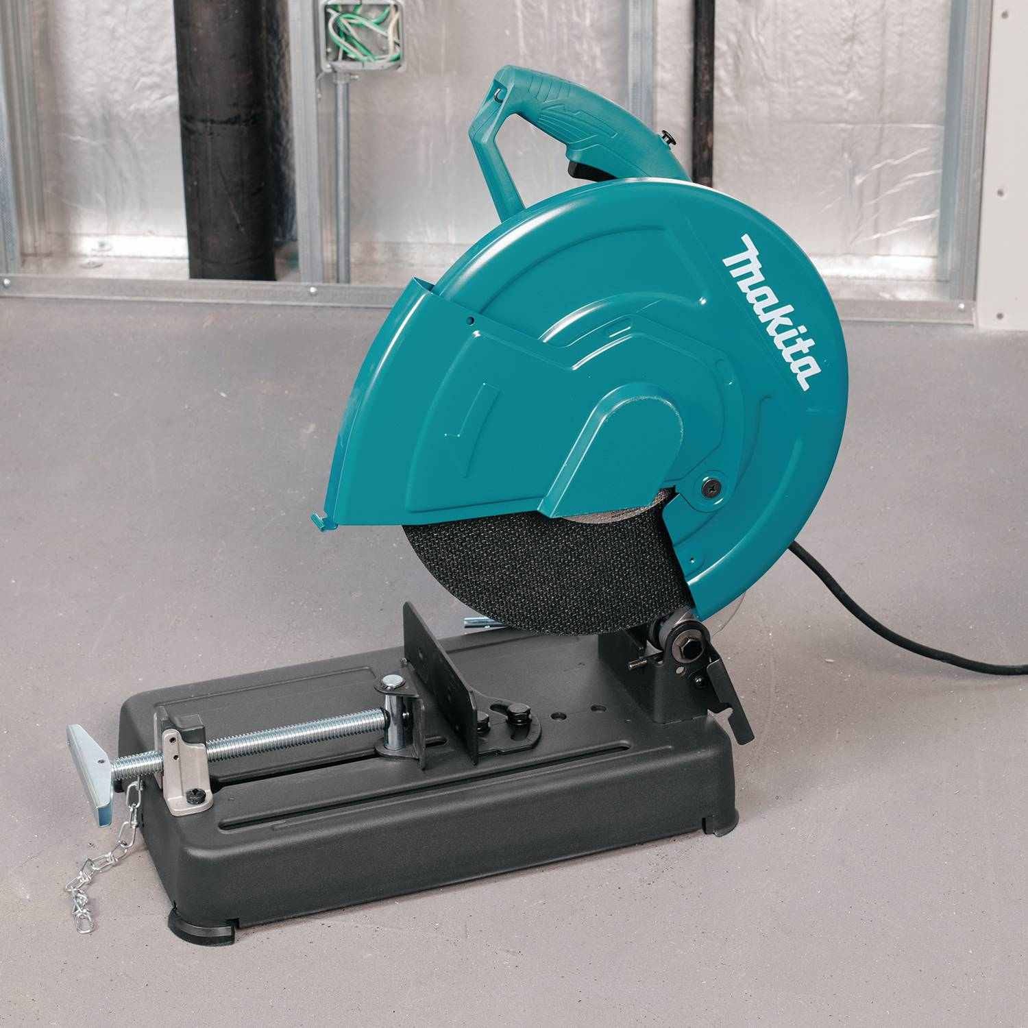 Makita LW1401X2 14" Cut-Off Saw with 4-1/2" Paddle Switch Angle Grinder