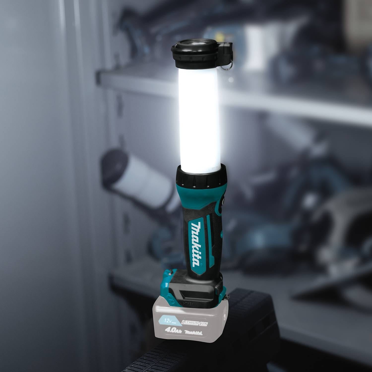Makita ML104 12V max CXT Lithium-Ion Cordless LED Lantern/Flashlight, Flashlight Only