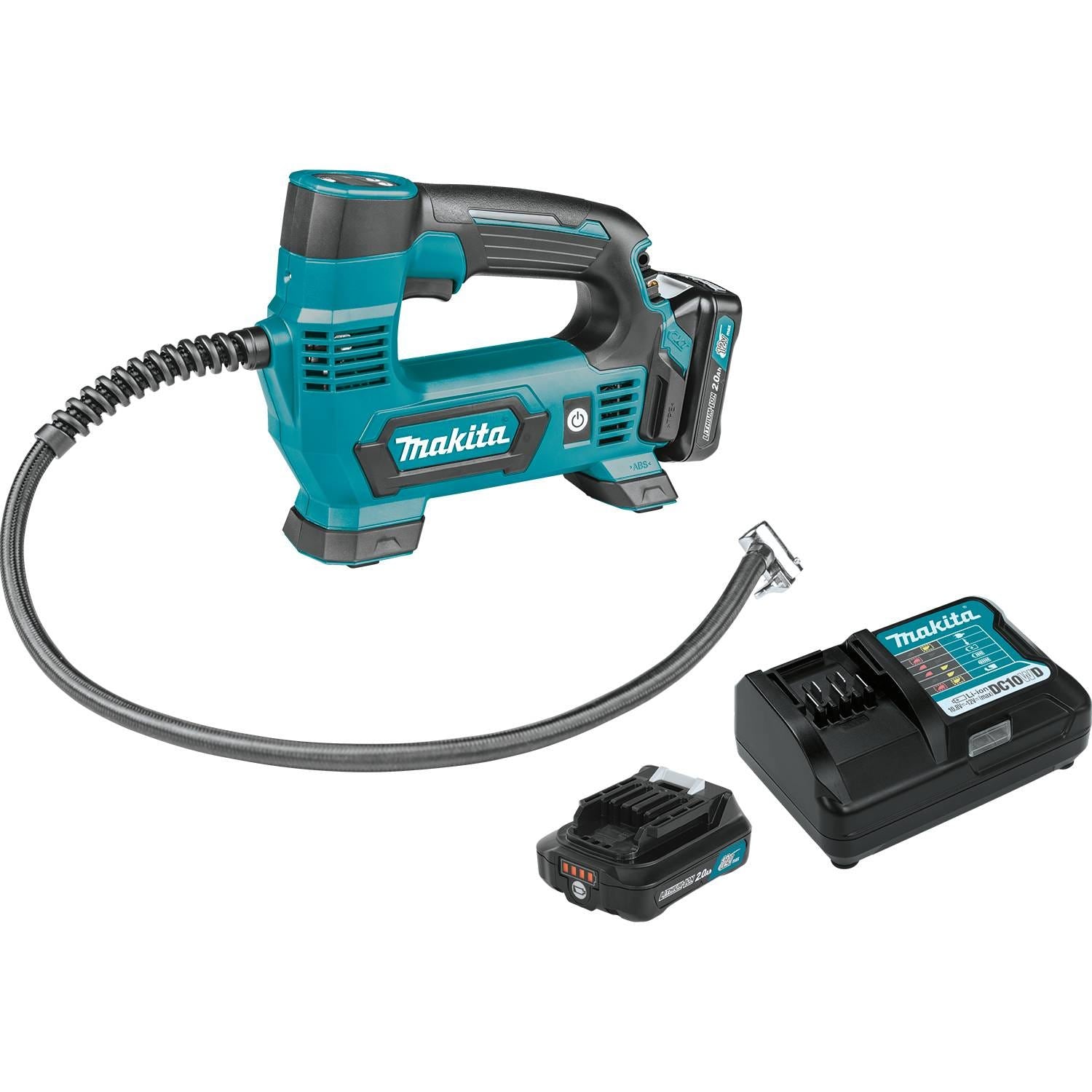 Makita MP100DWRX1 12V max CXT Lithium-Ion Cordless Inflator Kit (2.0Ah)