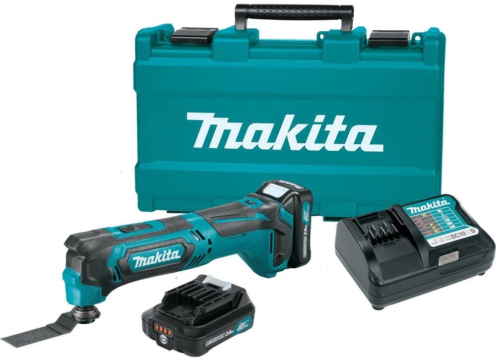 Makita MT01R1 12V max CXT Lithium-Ion Cordless Oscillating Multi-Tool Kit (2.0Ah)