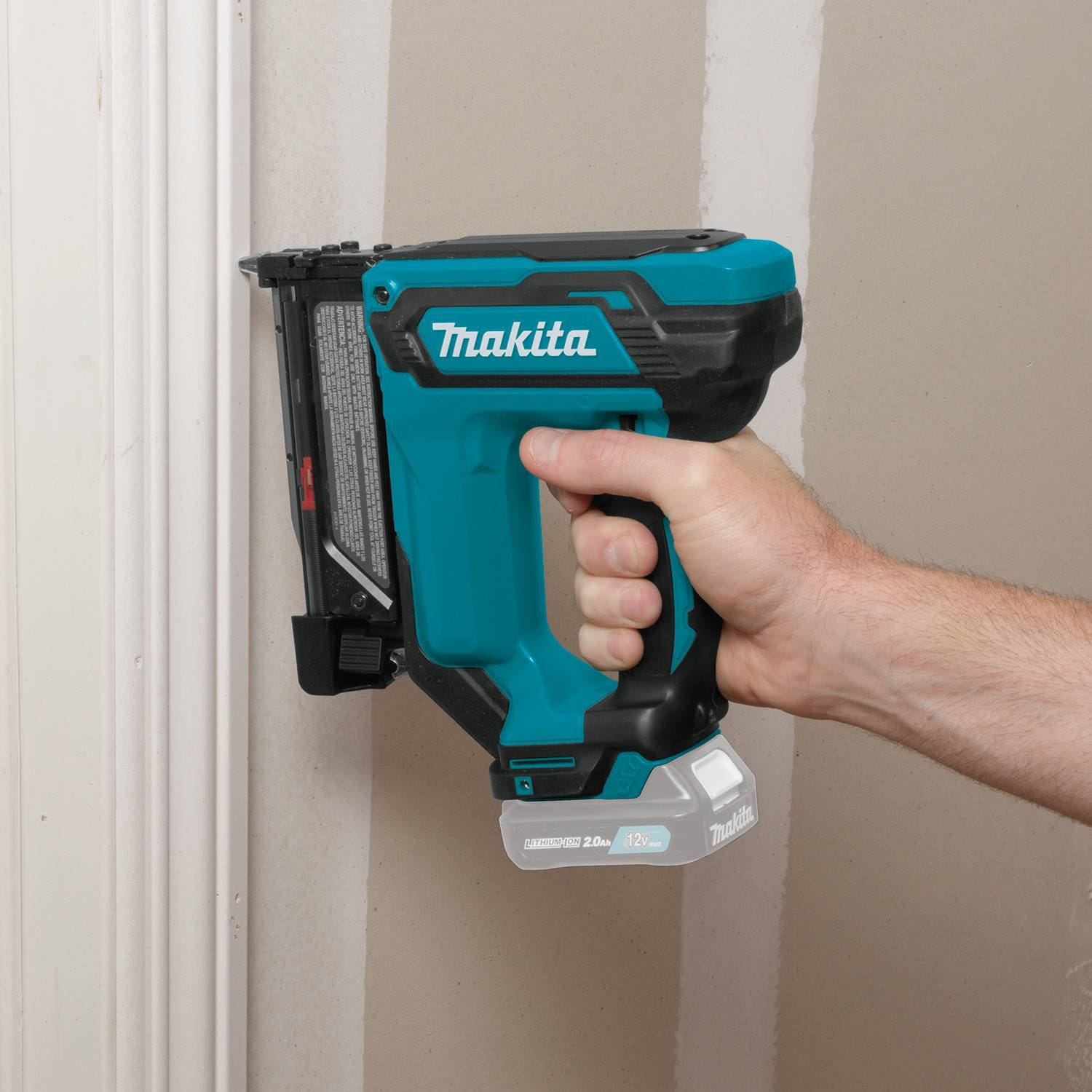 Makita TP03Z 12V max CXT Lithium-Ion Cordless Pin Nailer, 23 Ga., Tool Only