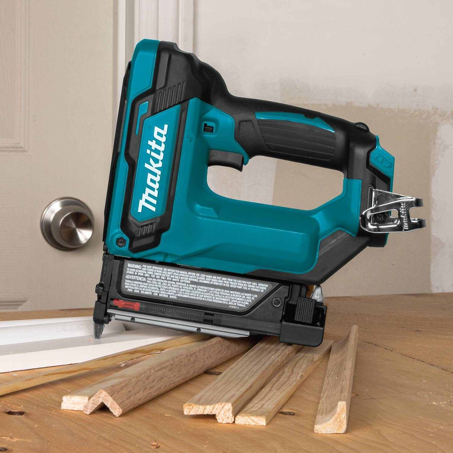 Makita TP03Z 12V max CXT Lithium-Ion Cordless Pin Nailer, 23 Ga., Tool Only