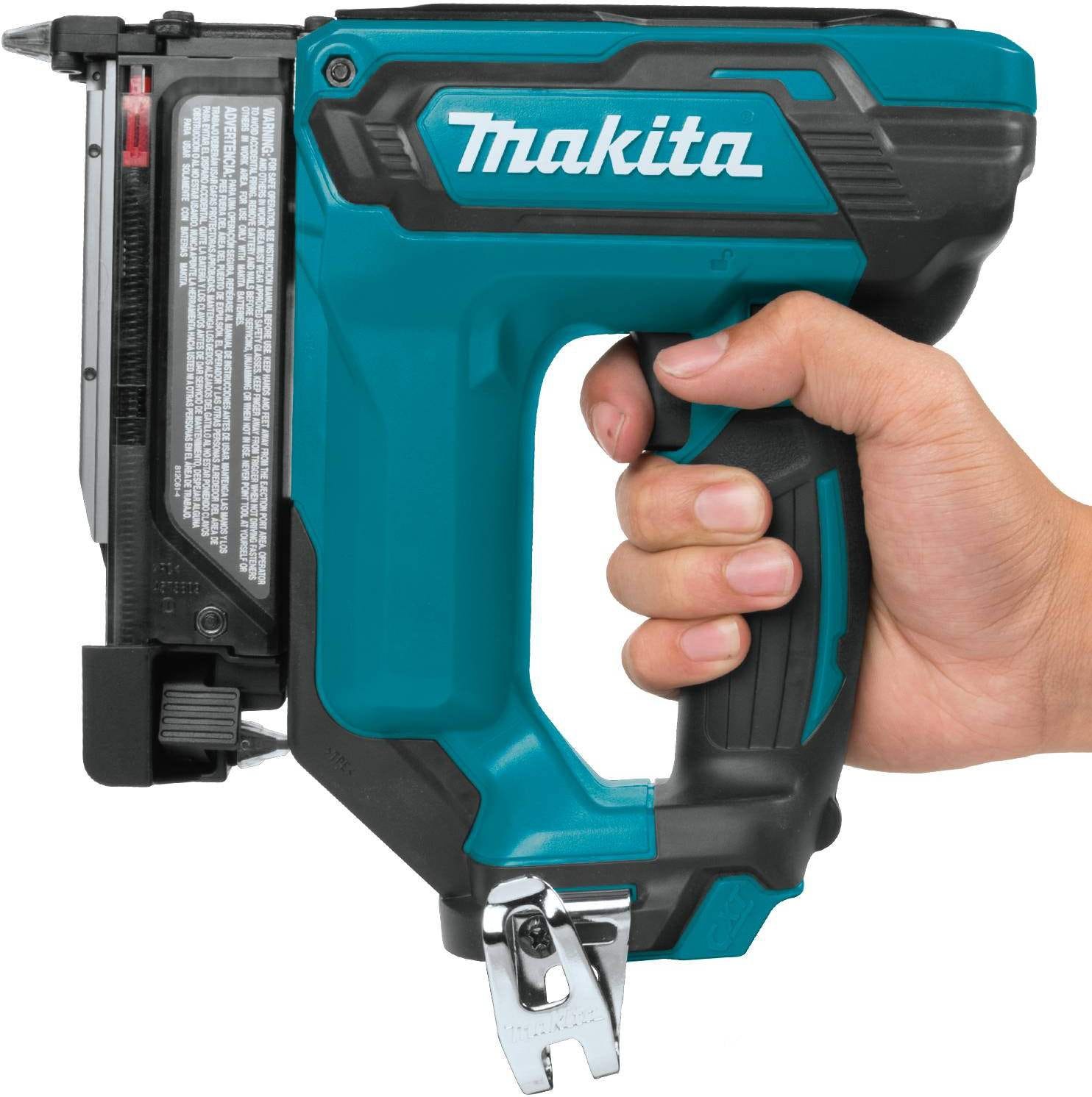 Makita TP03Z 12V max CXT Lithium-Ion Cordless Pin Nailer, 23 Ga., Tool Only