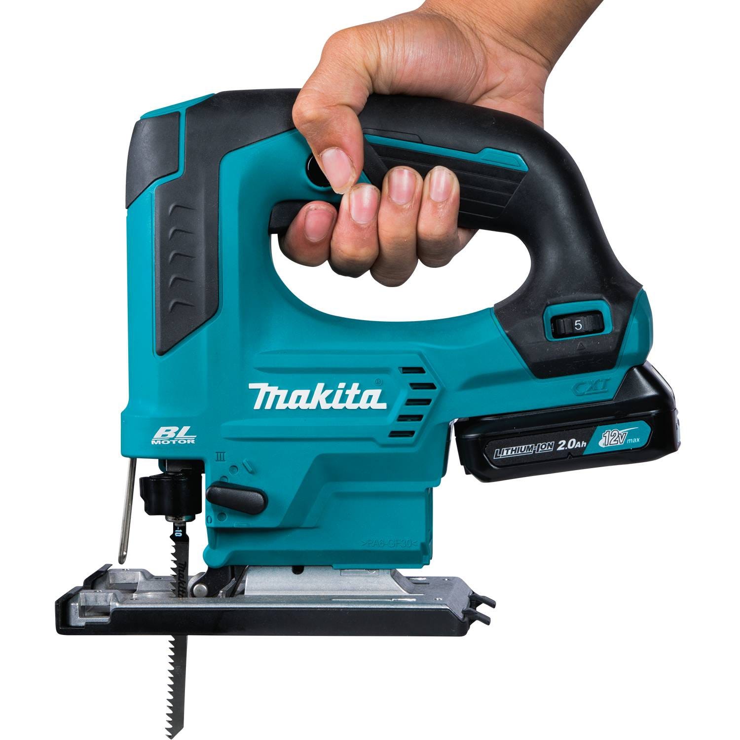 Makita VJ06R1J 12V max CXT Lithium-Ion Brushless Cordless Top Handle Jig Saw Kit (2.0Ah)