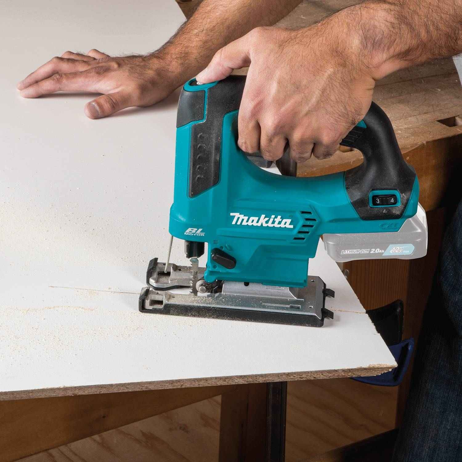 Makita VJ06Z 12V Max CXT Brushless Cordless Top Handle Jigsaw, Tool Only