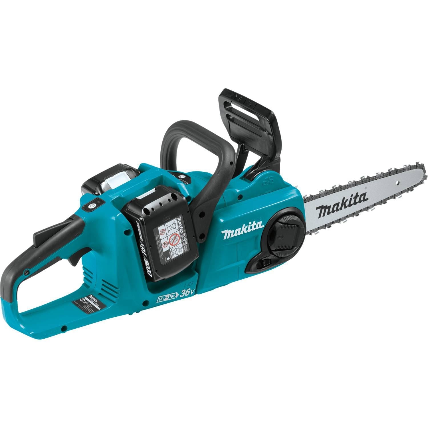 Makita XCU03PT1 18V X2 (36V) LXT Brushless Cordless 14" Chain Saw 5.0Ah Kit (4 Batteries)