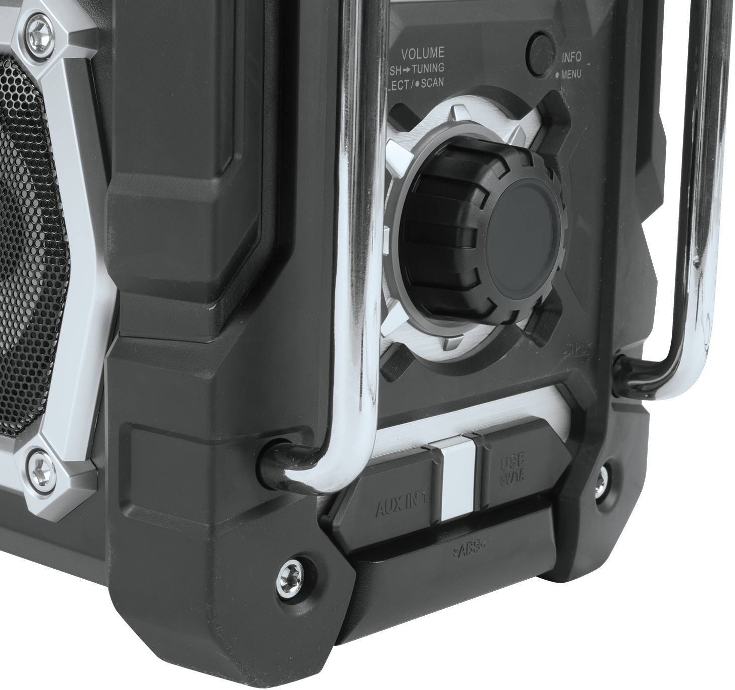 Makita XRM06B 18V LXT / 12V max CXT Lithium"‘Ion Cordless/Corded Bluetooth Job Site Radio, Tool Only