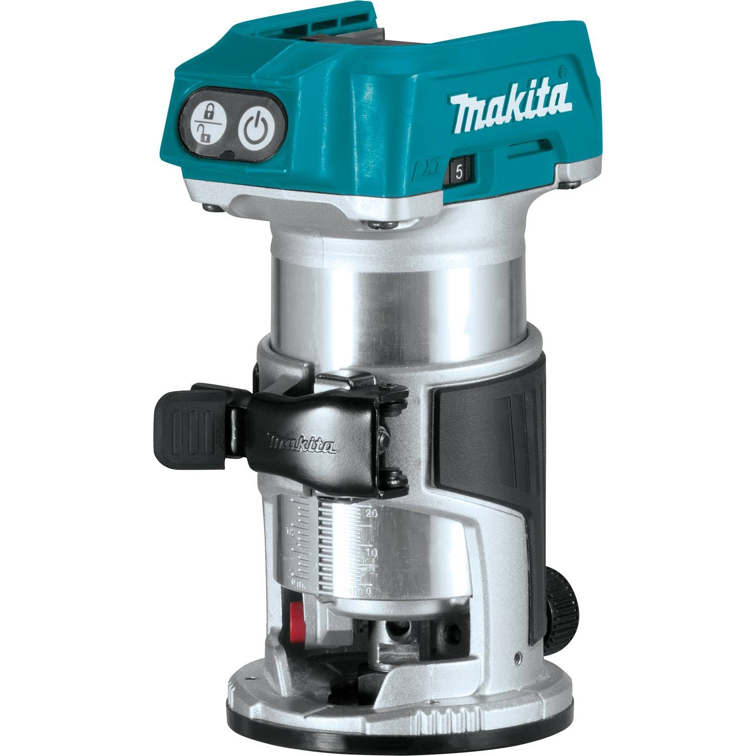 Makita XTR01Z 18V LXT Lithium-Ion Brushless Cordless Compact Router, Tool Only