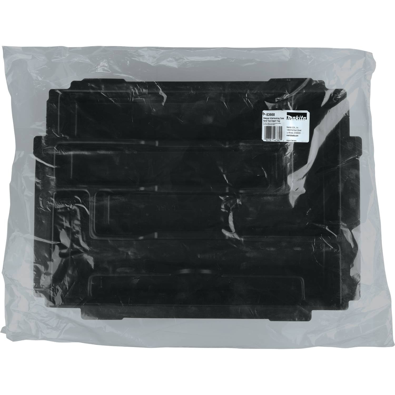 Makita P-83668 MAKPAC Interlocking Case Hand Tool Insert Tray (PROMO)
