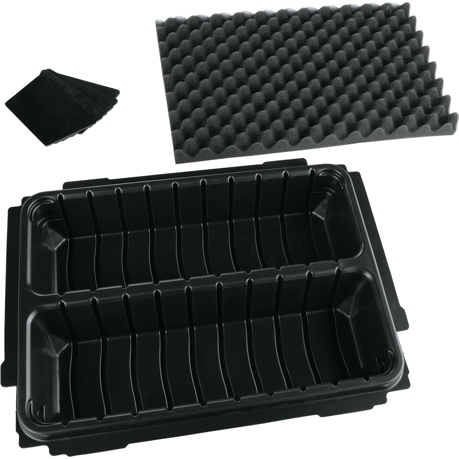 Makita P-83680 MAKPAC Interlocking Case 2 Row Insert Tray with 6 Dividers and Foam Lid (PROMO)