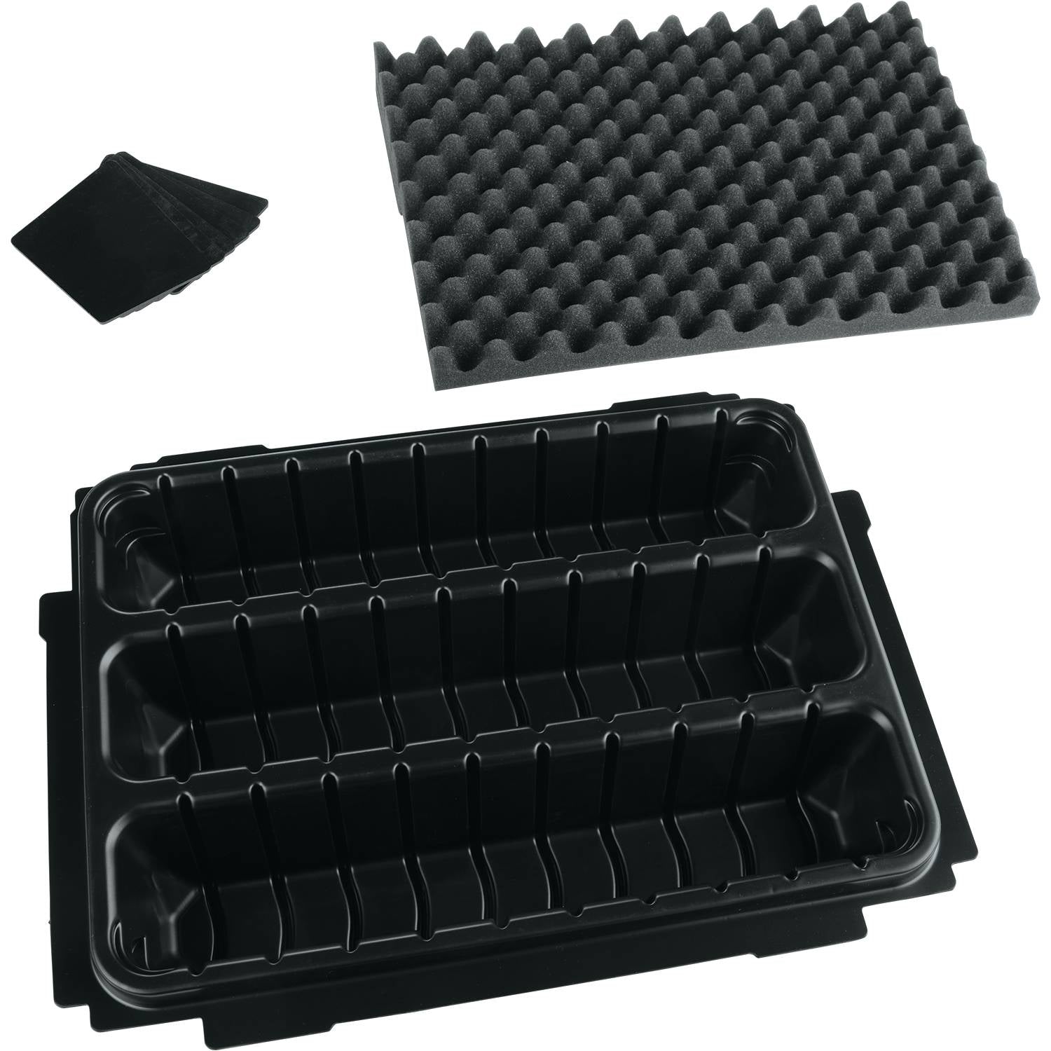 Makita P-83696 MAKPAC Interlocking Case 3 Row Insert Tray with 6 Dividers and Foam Lid (PROMO)