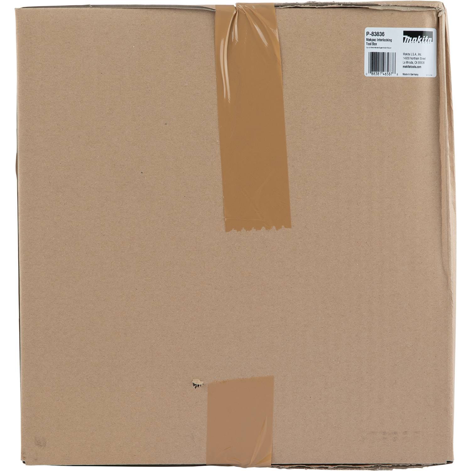 Makita P-83836 MAKPAC Interlocking Tool Box, Small, 6" x 15-1/2" x 11-1/2"