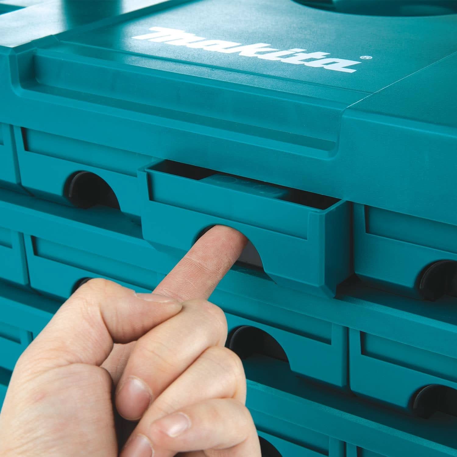 Makita P-84327 MAKPAC 12 Drawer Interlocking Case, 8-1/2