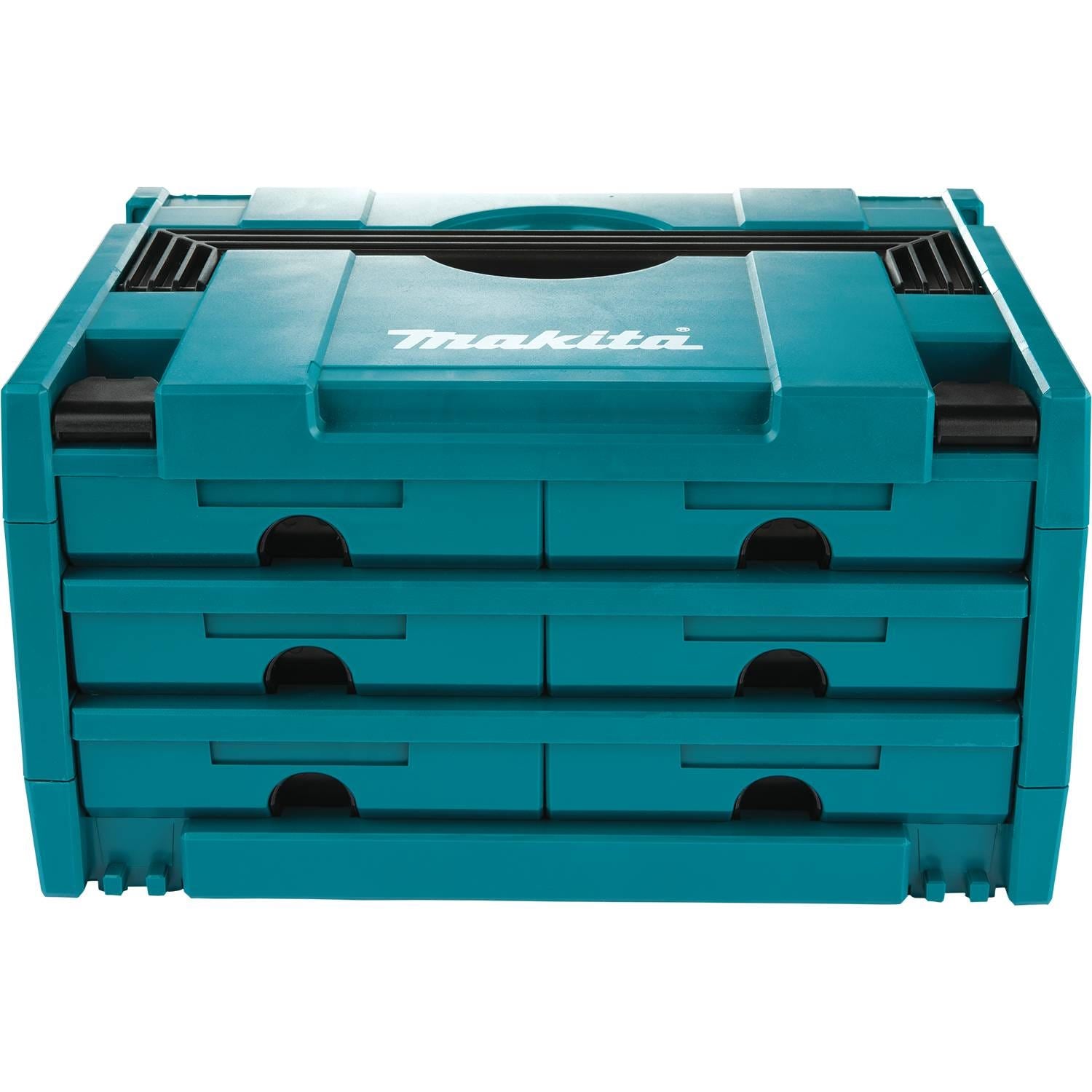Makita P-84333 MAKPAC 6 Drawer Interlocking Case, 8-1/2" x 15-1/2" x 11-5/8"