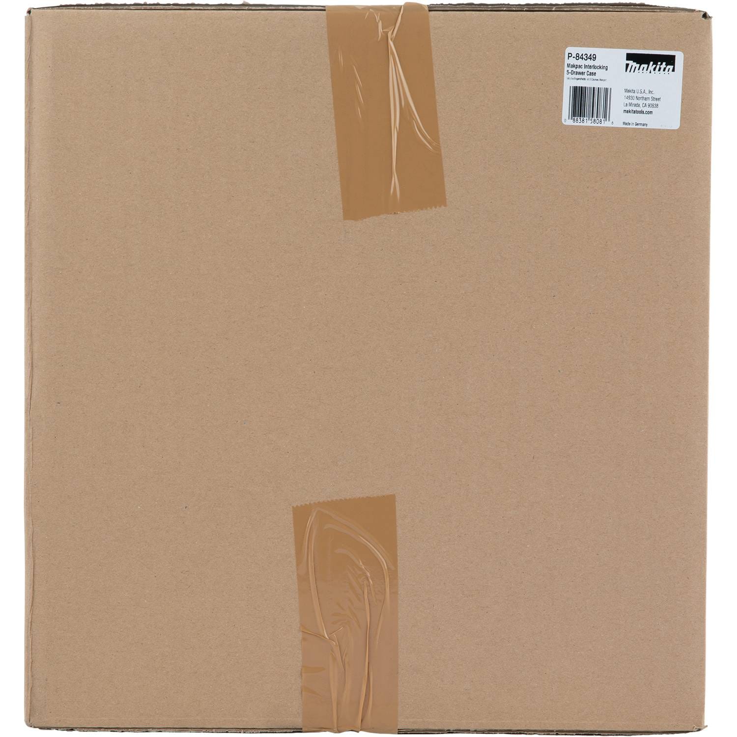 Makita P-84349 MAKPAC 5 Drawer Interlocking Case, 12-1/2" x 15-1/2" x 11-5/8"