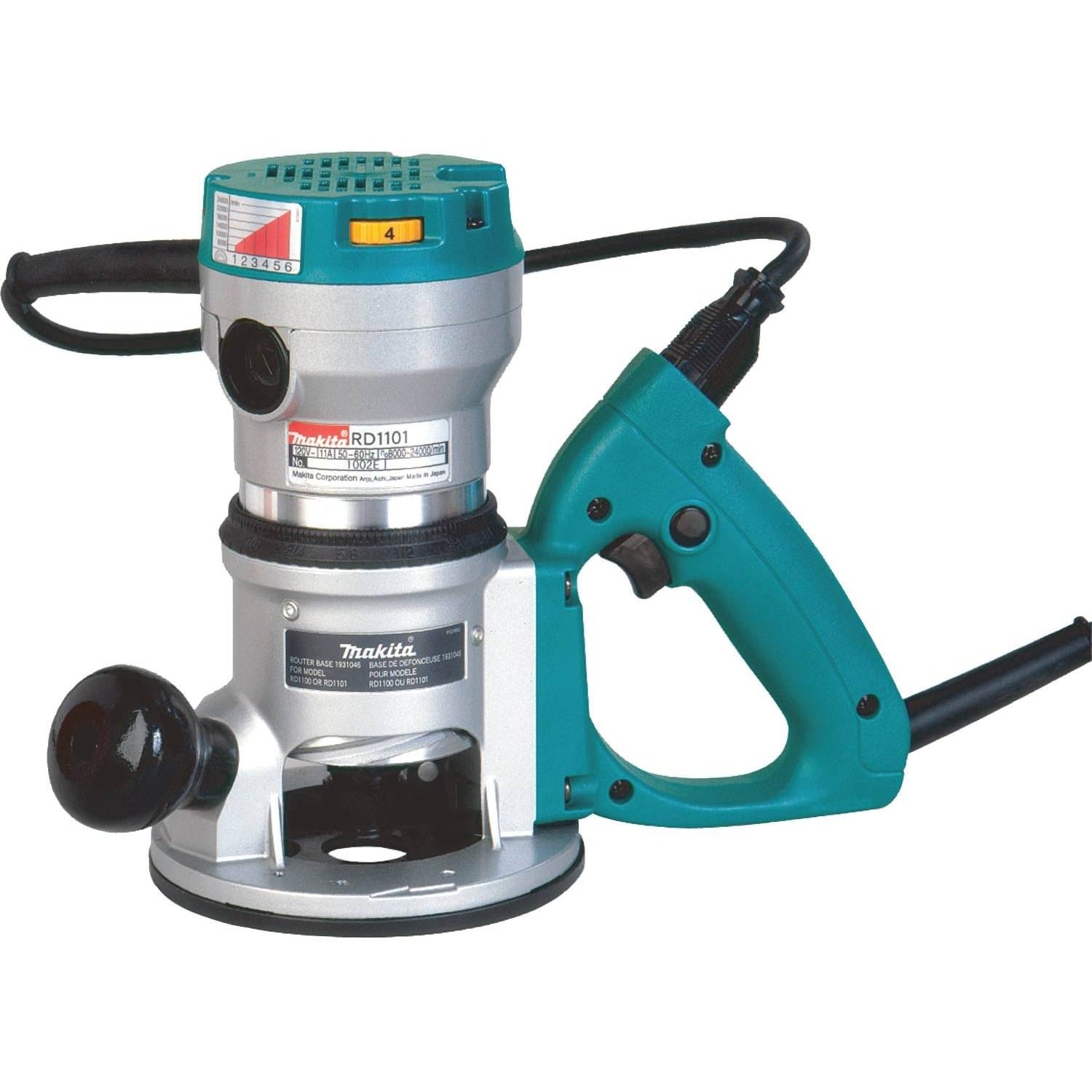Makita RD1101 2-1/4 HP* D-Handle Router