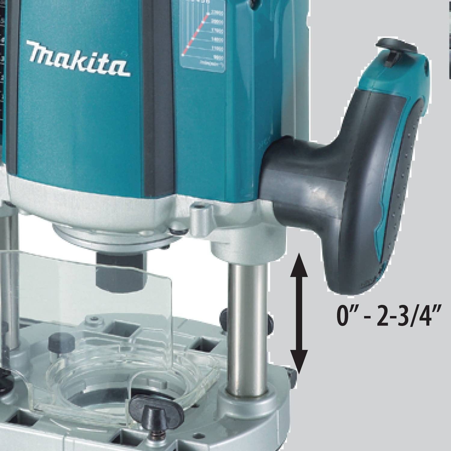 Makita RP2301FC 3-1/4 HP* Plunge Router, with Variable Speed
