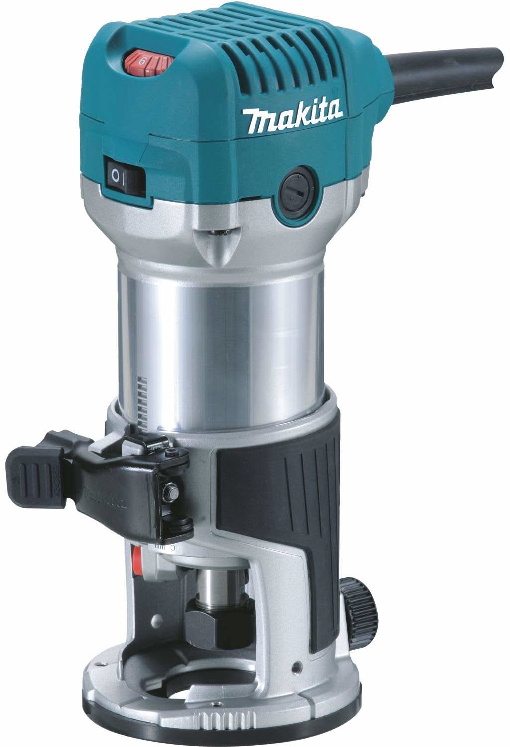 Makita 1-1/4 HP Compact Router with Dust Nozzle - Fixed Base
