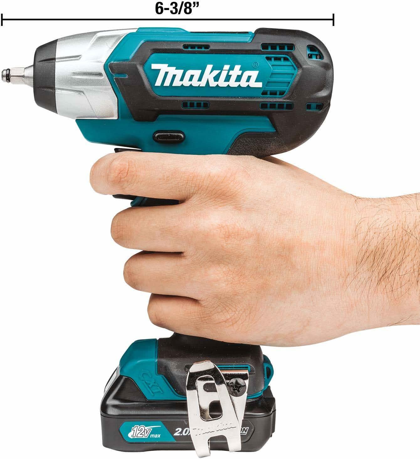 Makita WT04R1 12V max CXT Lithium-Ion Cordless 1/4" Impact Wrench Kit (2.0Ah)