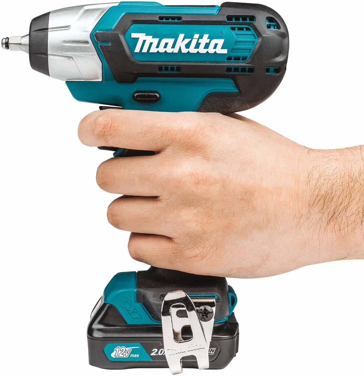 Makita WT04R1 12V max CXT Lithium-Ion Cordless 1/4" Impact Wrench Kit (2.0Ah)