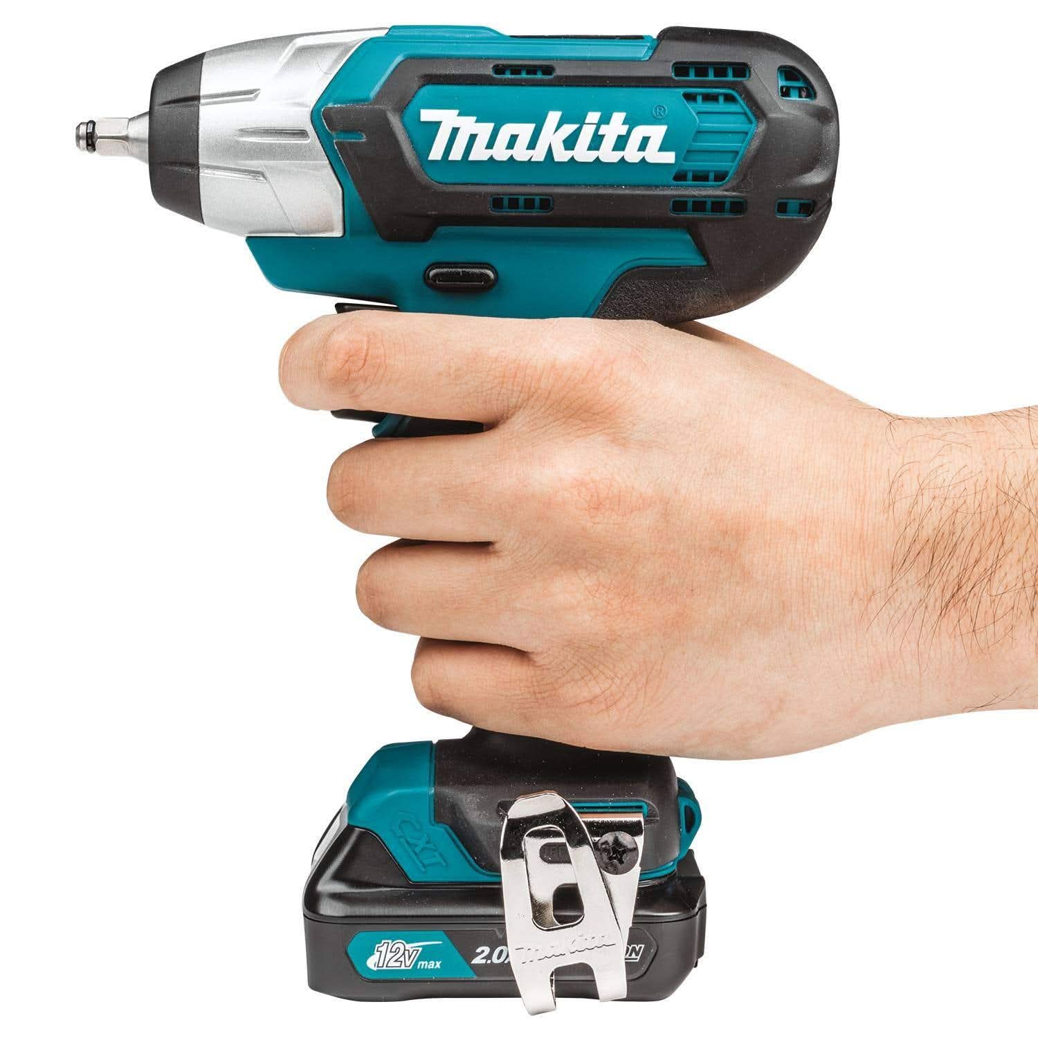 Makita WT04R1 12V max CXT Lithium-Ion Cordless 1/4" Impact Wrench Kit (2.0Ah)