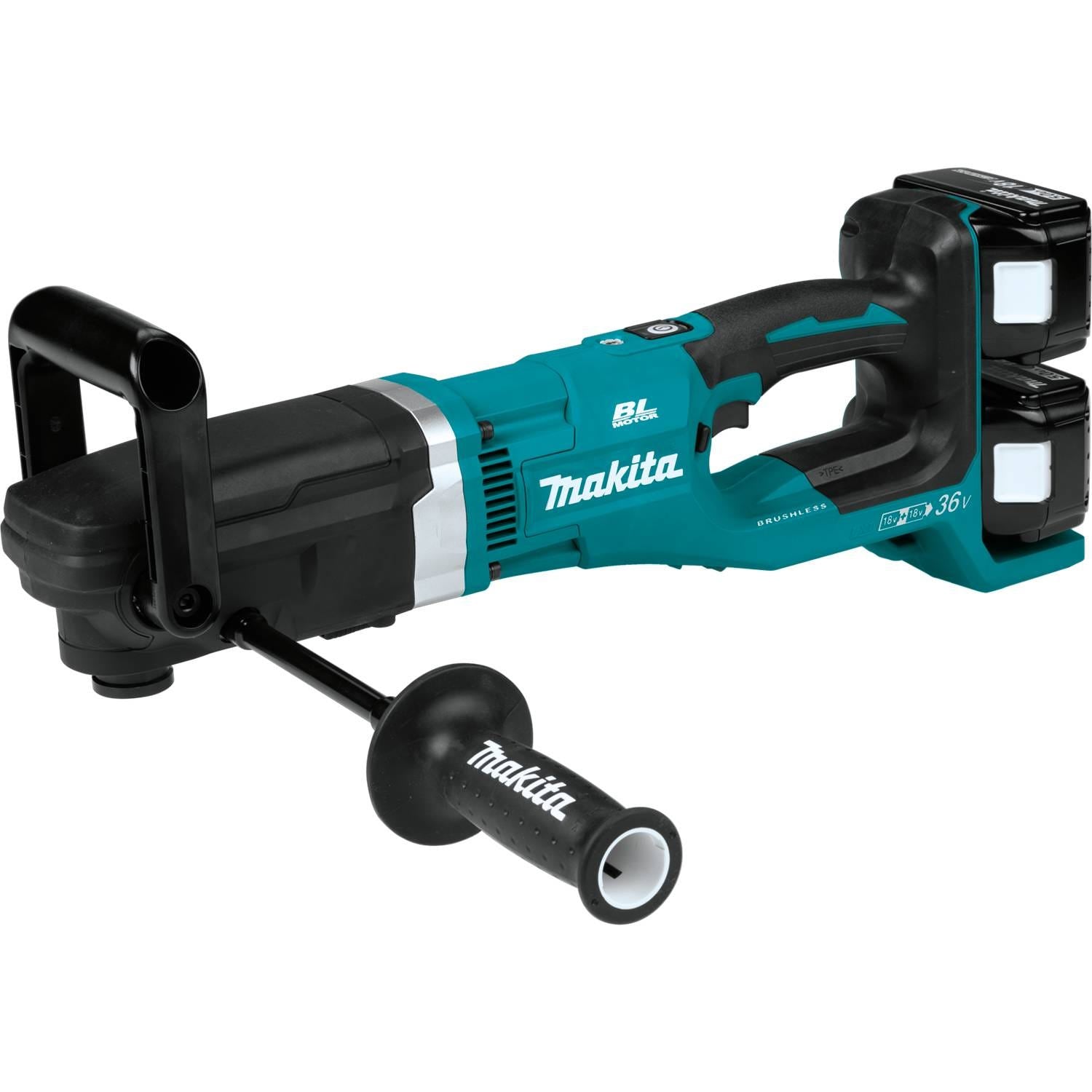 Makita XAD04PT 36V (18V X2) LXT Brushless 7/16" Hex Right Angle Drill Kit (5.0Ah)