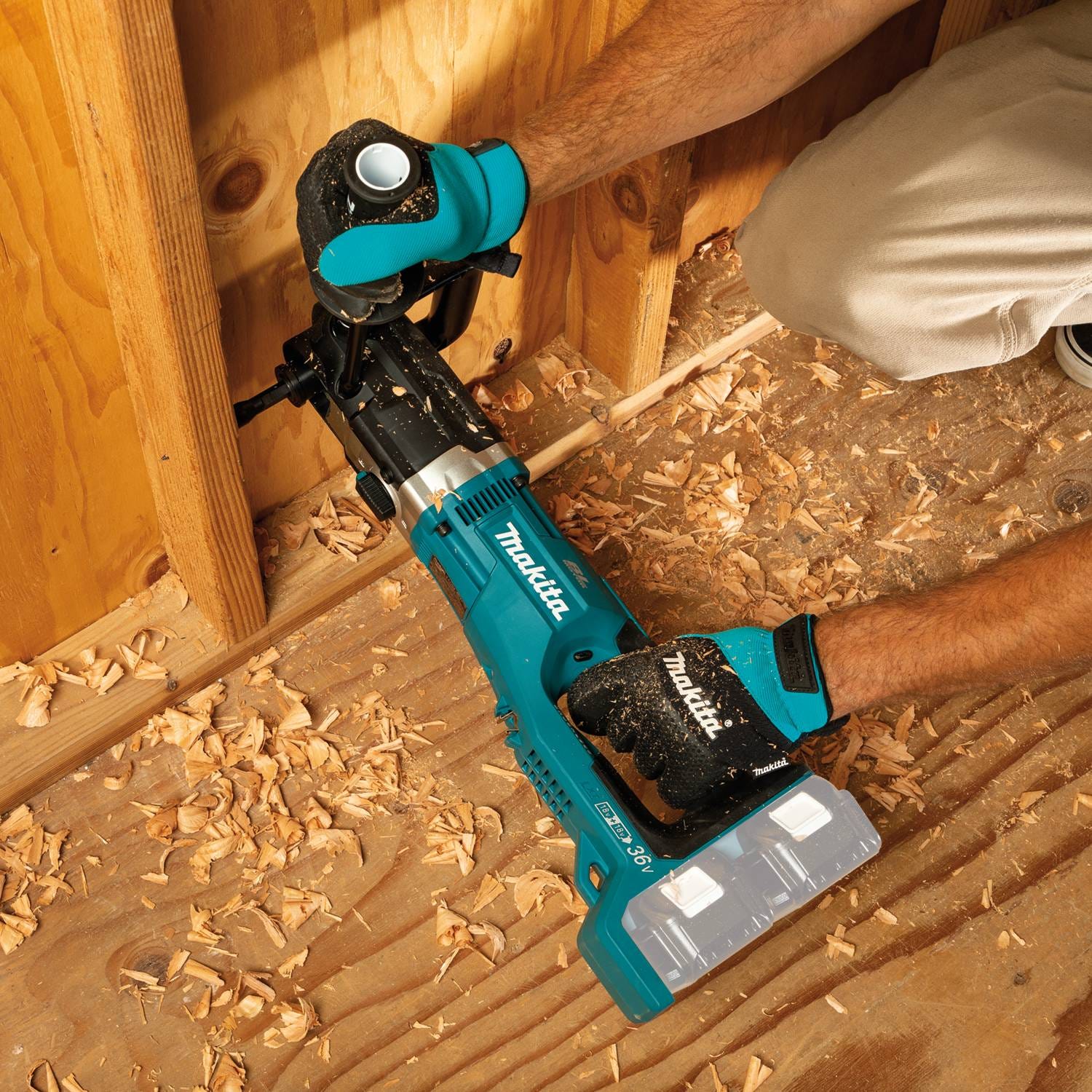 Makita XAD04Z 36V (18V X2) LXT Brushless Cordless 7/16" Hex Right Angle Drill, Tool Only