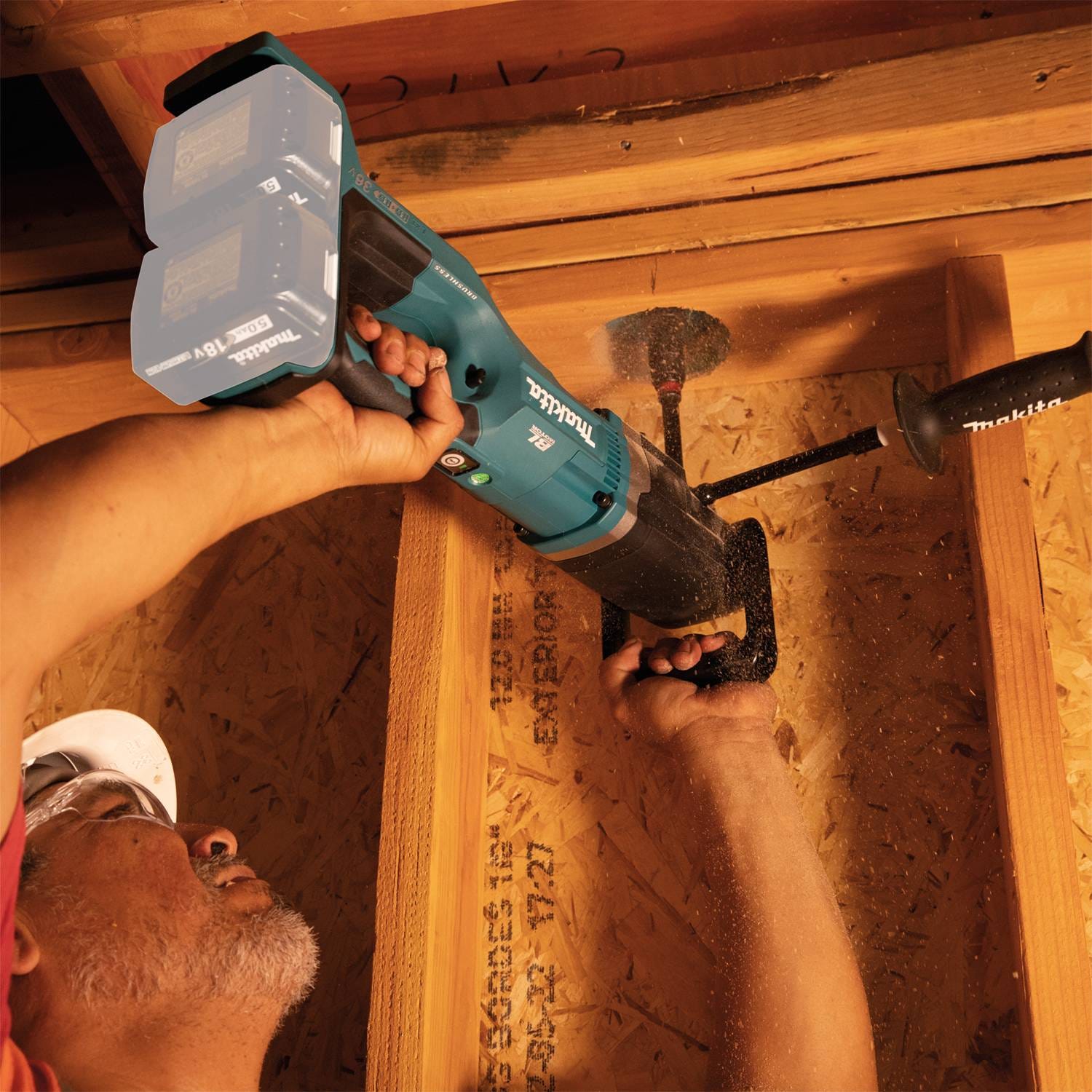 Makita XAD04Z 36V (18V X2) LXT Brushless Cordless 7/16" Hex Right Angle Drill, Tool Only