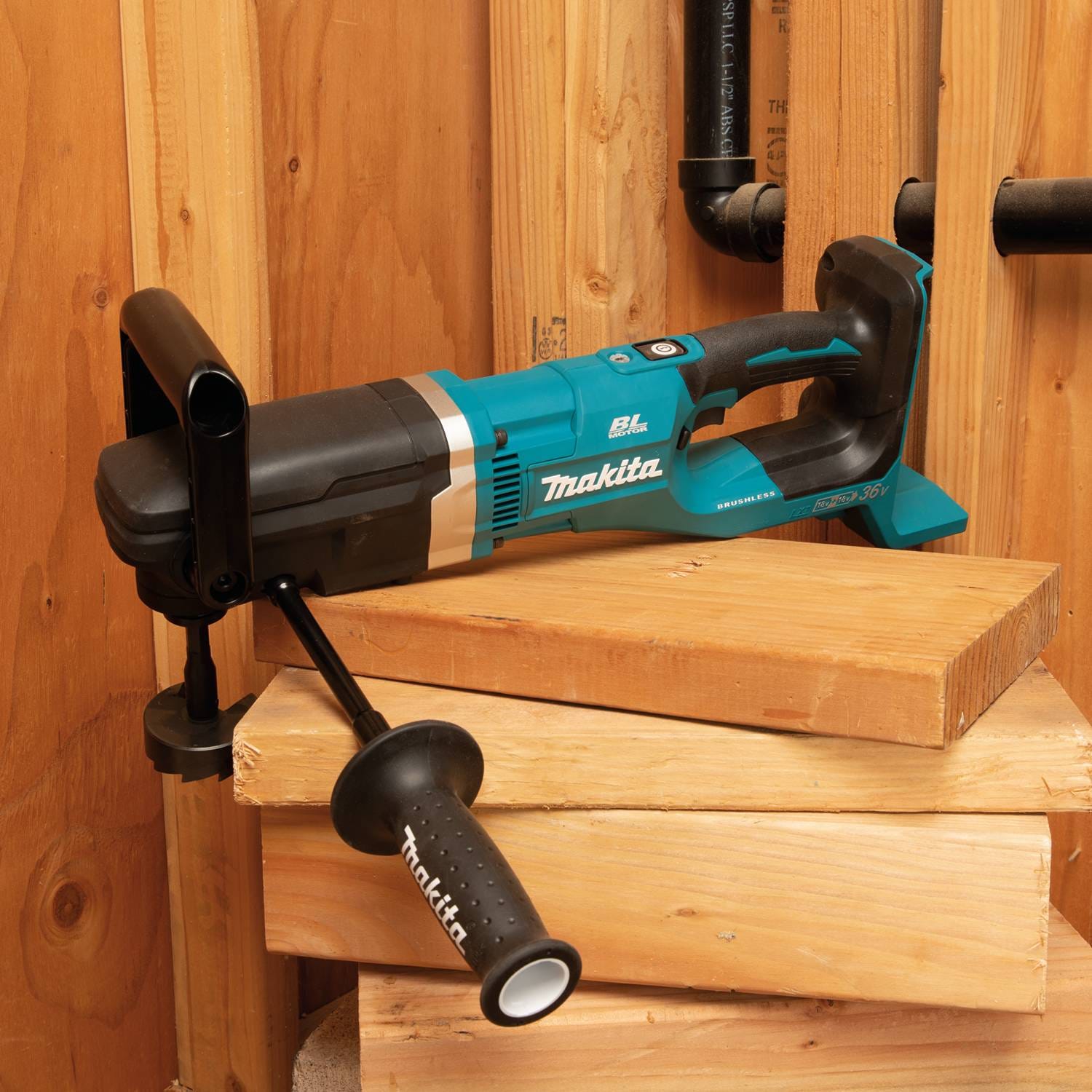 Makita XAD04Z 36V (18V X2) LXT Brushless Cordless 7/16" Hex Right Angle Drill, Tool Only