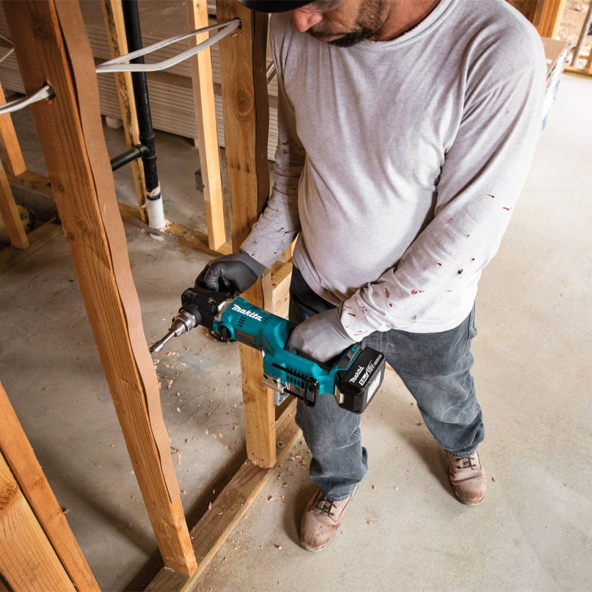 Makita XAD05T 18V LXT Lithium-Ion Brushless Cordless 1/2" Right Angle Drill Kit (5.0Ah)