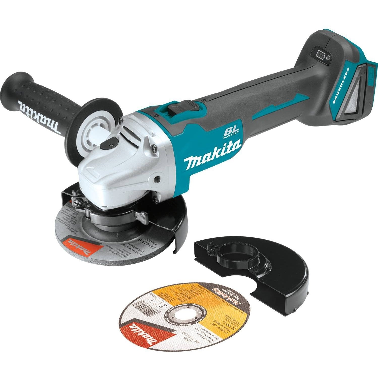 Makita XAG04Z 18V LXT Lithium-Ion Brushless Cordless 4-1/2" / 5" Cut-Off/Angle Grinder, Tool Only