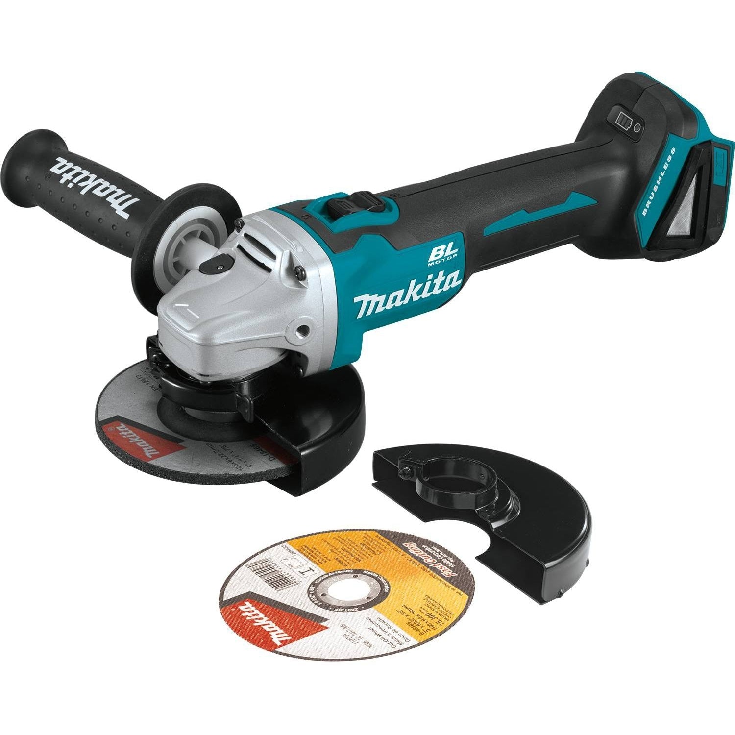 Makita XAG09Z 18V LXT Lithium-Ion Brushless Cordless 4-1/2" / 5" Cut-Off/Angle Grinder, with Electric Brake, Tool Only