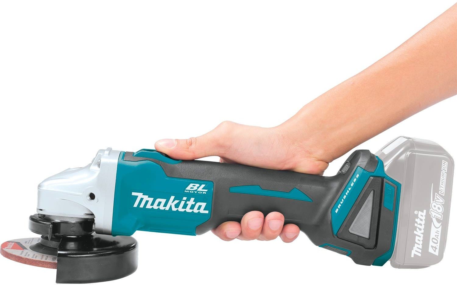 Makita XAG09Z 18V LXT Lithium-Ion Brushless Cordless 4-1/2" / 5" Cut-Off/Angle Grinder, with Electric Brake, Tool Only