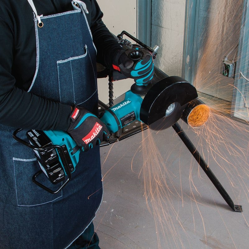 Makita XAG12PT1 36V (18V X2) LXT Brushless 7" Paddle Switch Cut-Off/Angle Grinder Kit, with Electric Brake (5.0Ah)