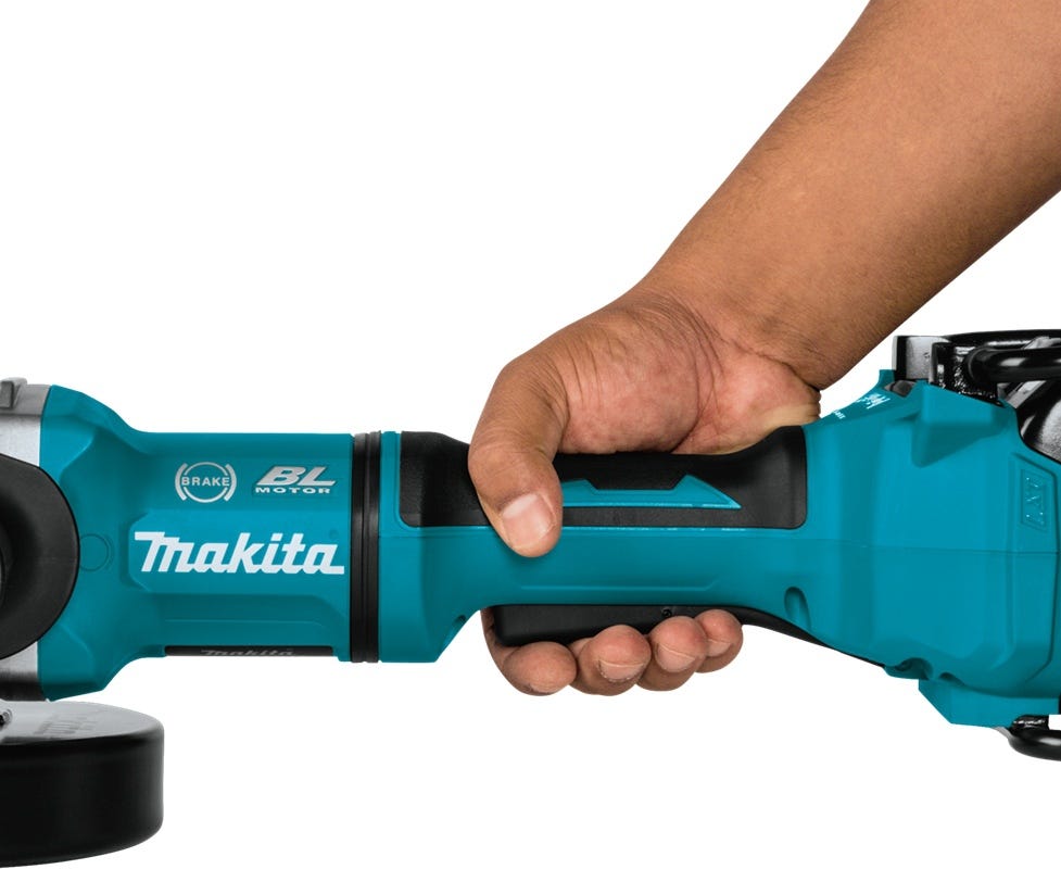 Makita XAG12PT1 36V (18V X2) LXT Brushless 7" Paddle Switch Cut-Off/Angle Grinder Kit, with Electric Brake (5.0Ah)