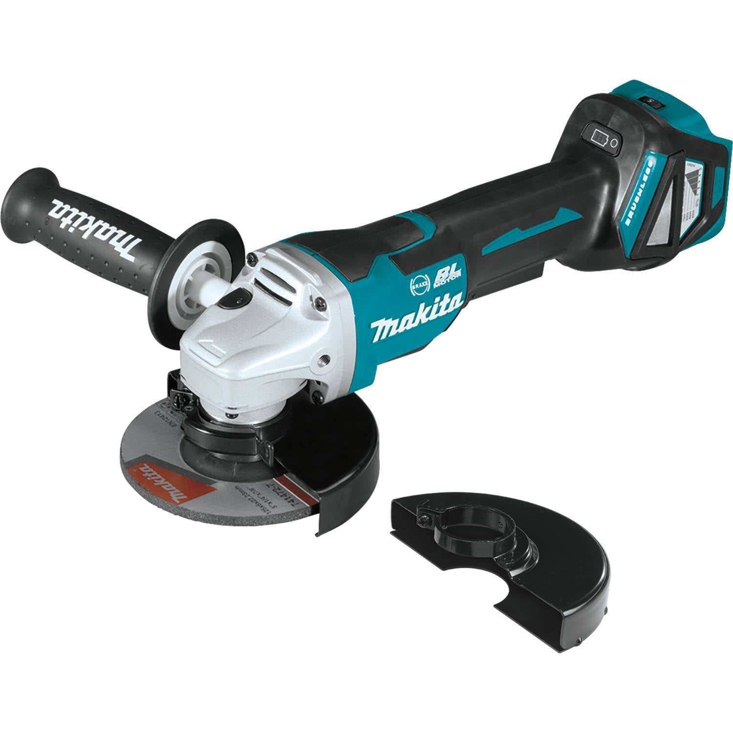 Makita XAG20Z 18V LXT Lithium-Ion Brushless Cordless 4-1/2" / 5" Paddle Switch Cut-Off/Angle Grinder, with Electric Brake, Tool Only