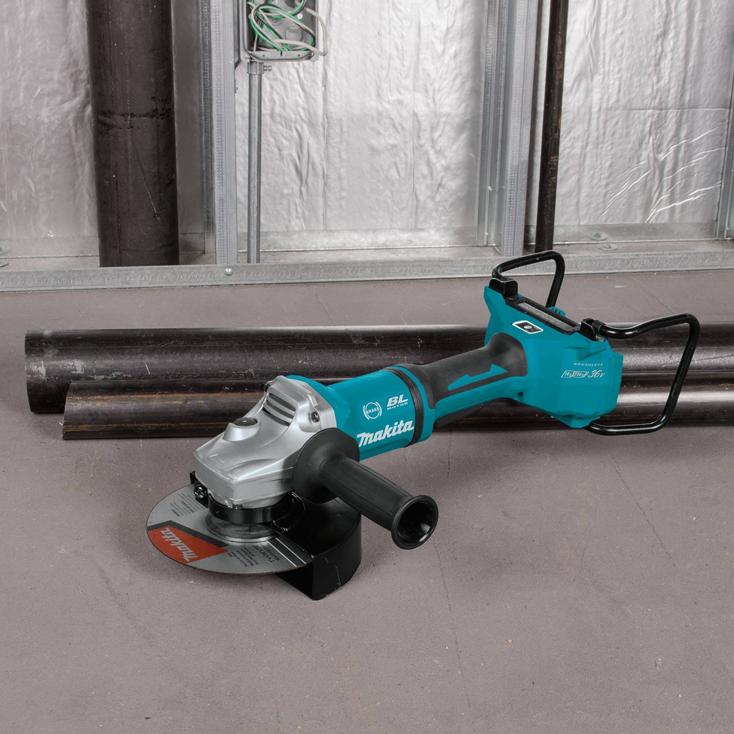 Makita XAG22ZU1 18V X2 LXT (36V) Brushless 7" Paddle Switch Cut-Off/Angle Grinder with AWS, Tool Only