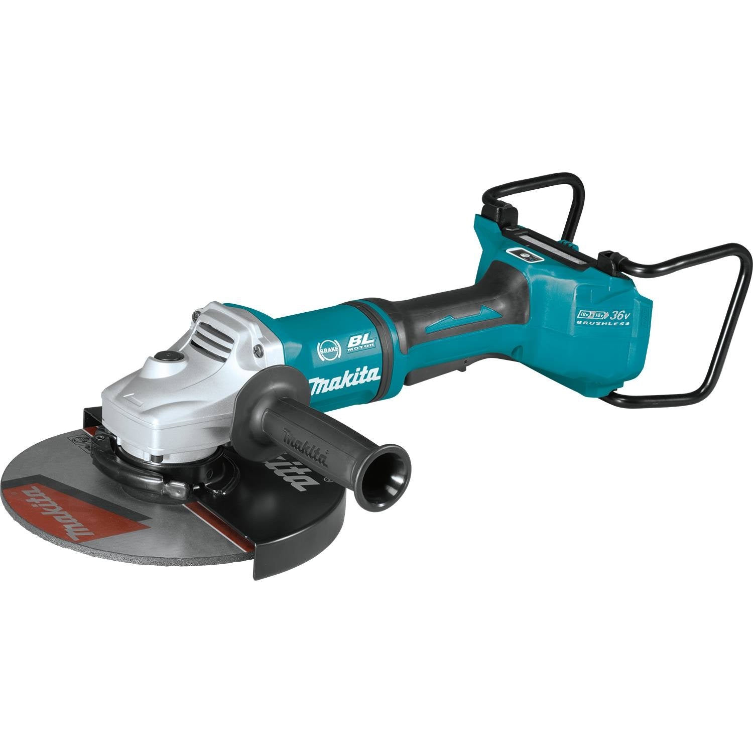 Makita XAG23ZU1 18V X2 LXT (36V) Brushless 9" Paddle Switch Cut-Off/Angle Grinder with AWS, Tool Only
