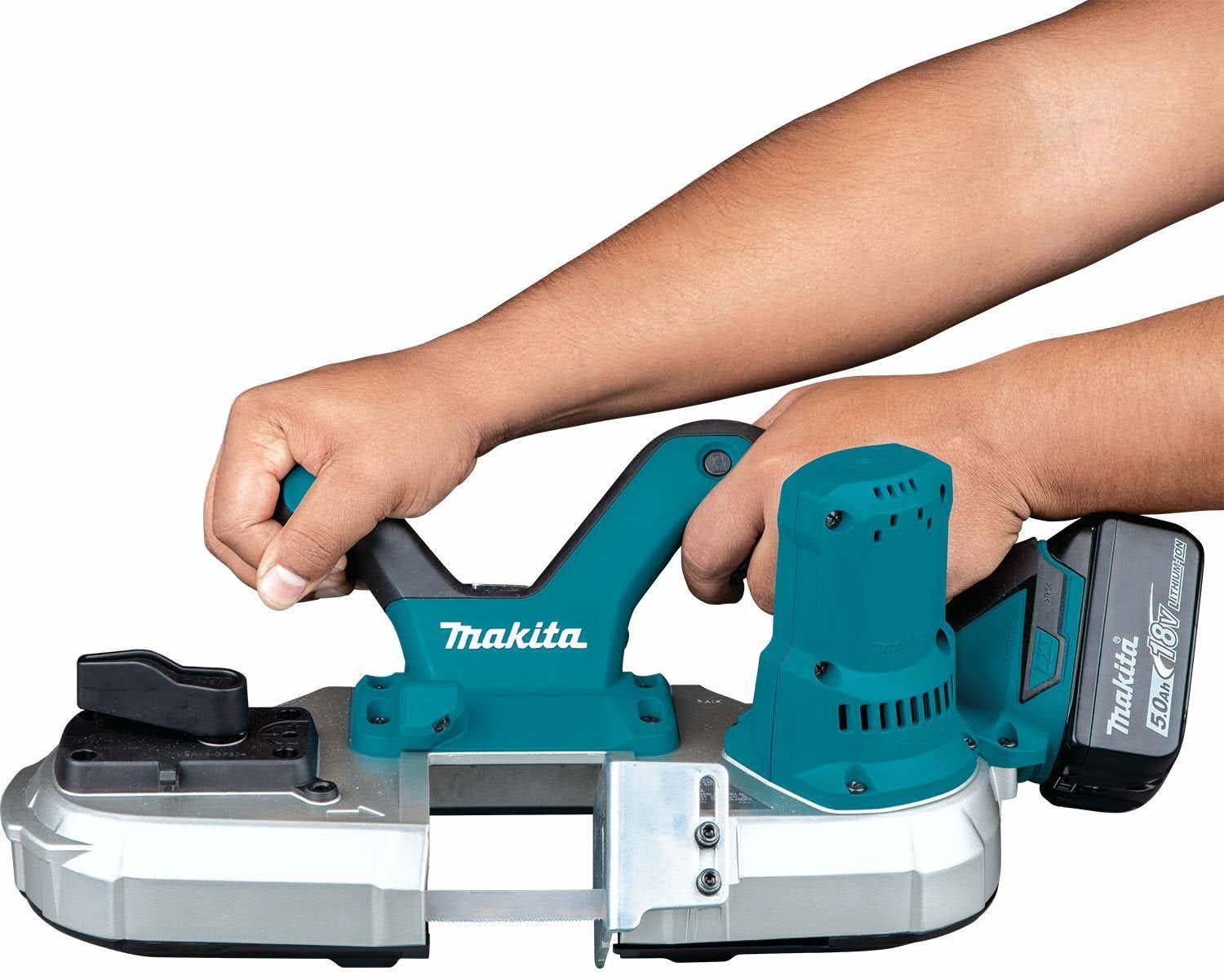Makita XBP03T 18V LXT Lithium-Ion Cordless Compact Band Saw Kit (5.0Ah)