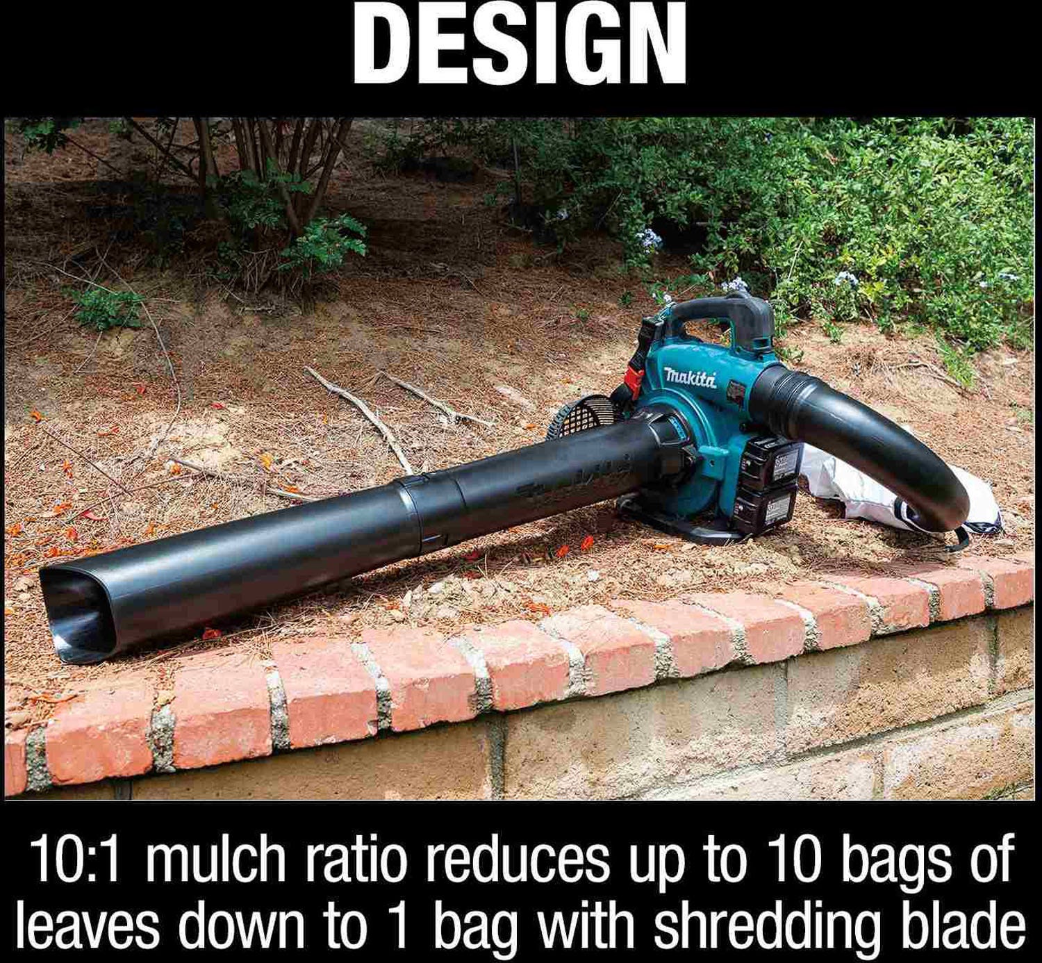 Makita XBU04PTV 36V (18V X2) LXT Brushless Blower Kit with Vacuum Attachment Kit (5.0Ah)