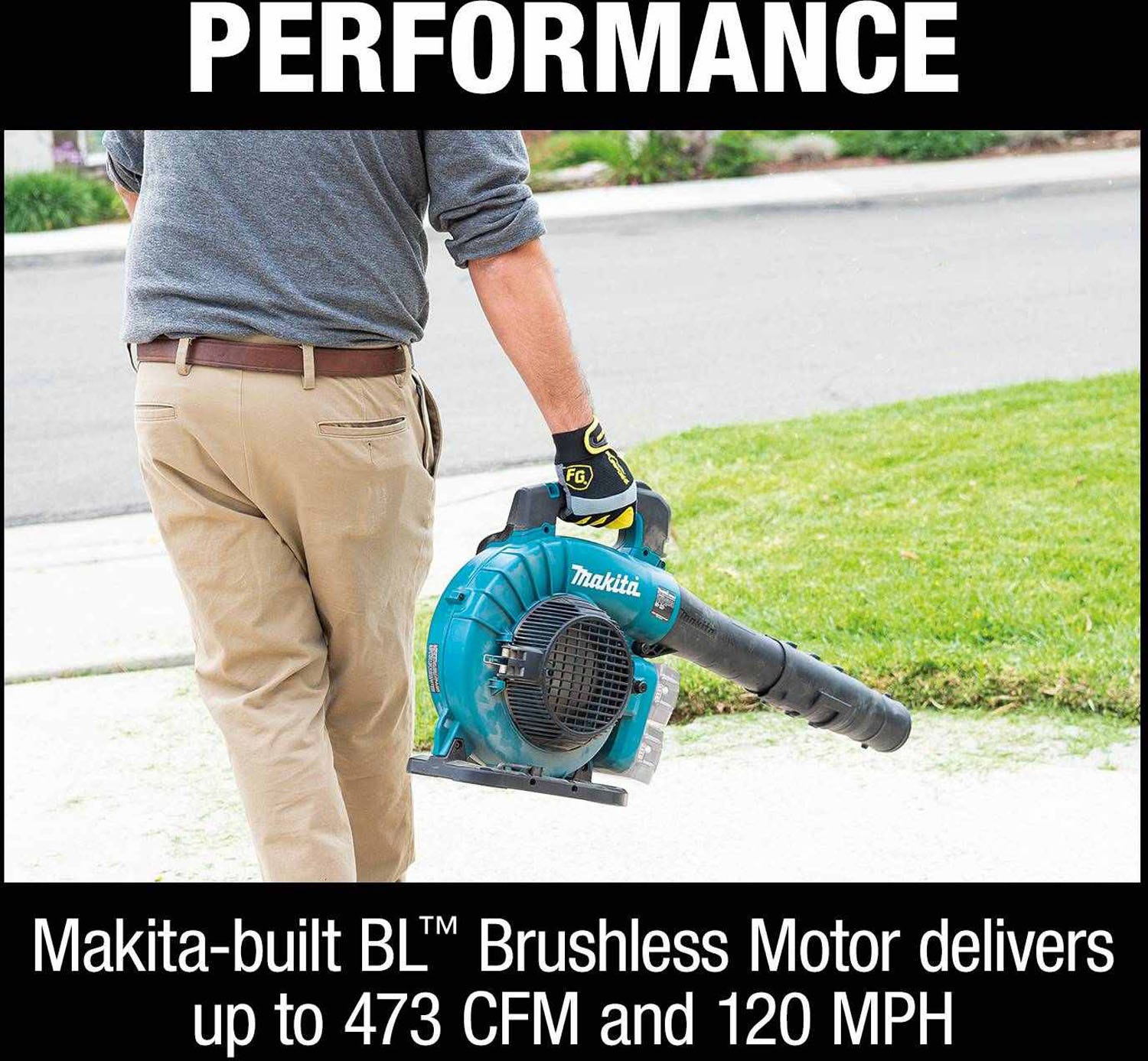 Makita XBU04Z 36V (18V X2) LXT Brushless Blower, Tool Only