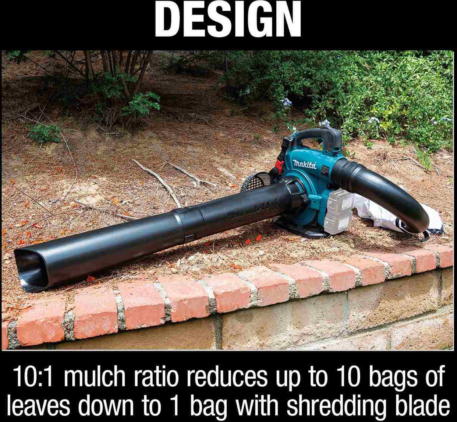 Makita XBU04ZV 36V (18V X2) LXT Brushless Blower with Vacuum Attachment Kit, Tool Only