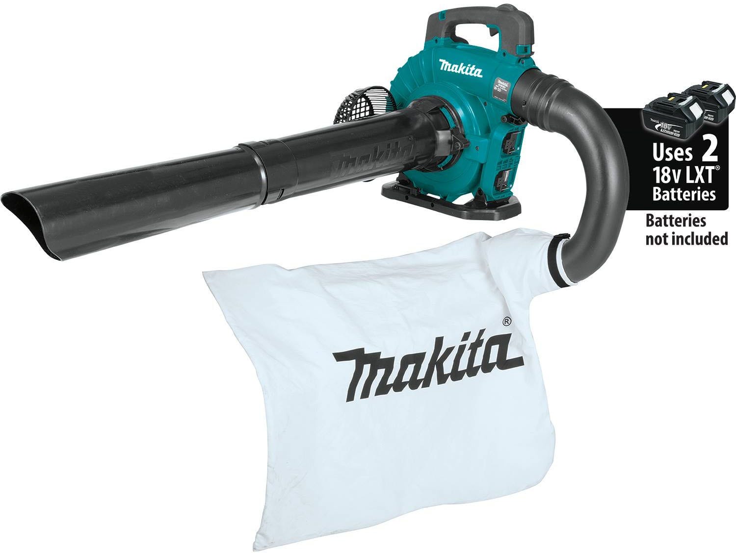 Makita XBU04ZV 36V (18V X2) LXT Brushless Blower with Vacuum Attachment Kit, Tool Only