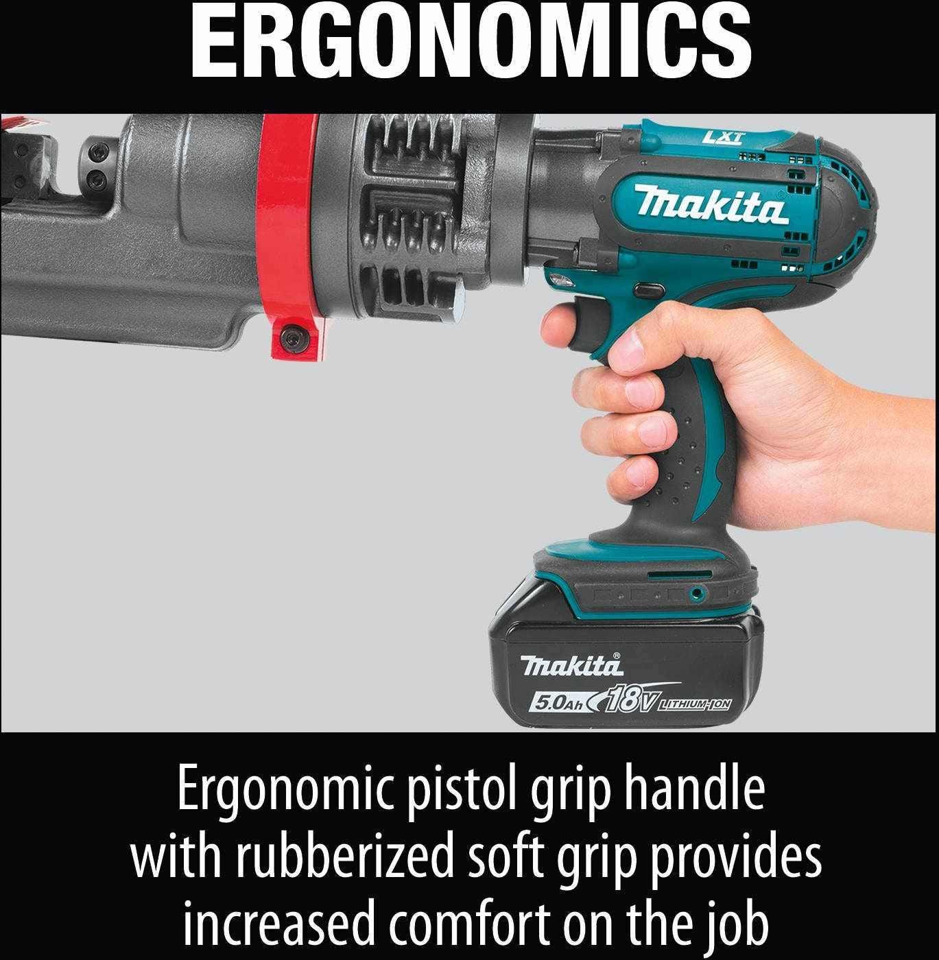 Makita XCS01T1 18V LXT Lithium-Ion Cordless Rebar Cutter Kit (5.0Ah)